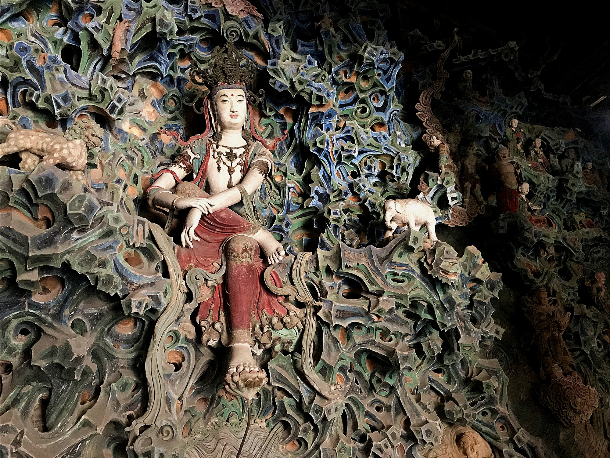 石家庄二隆兴寺倒坐观音东方美神颠覆我对寺院枯燥无聊上香的印象