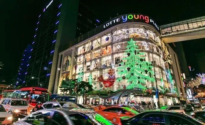 乐天免税店    韩国最大化妆品卖场,便宜20%