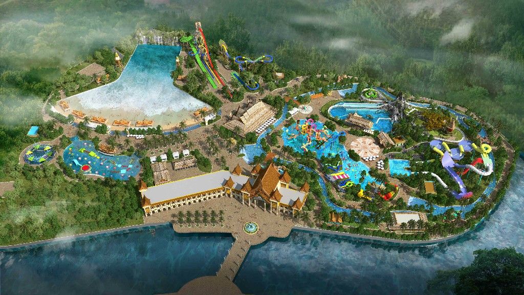 福州永泰欧乐堡水上乐园, 总投资8亿元,是一家 以东南亚泰式风情为