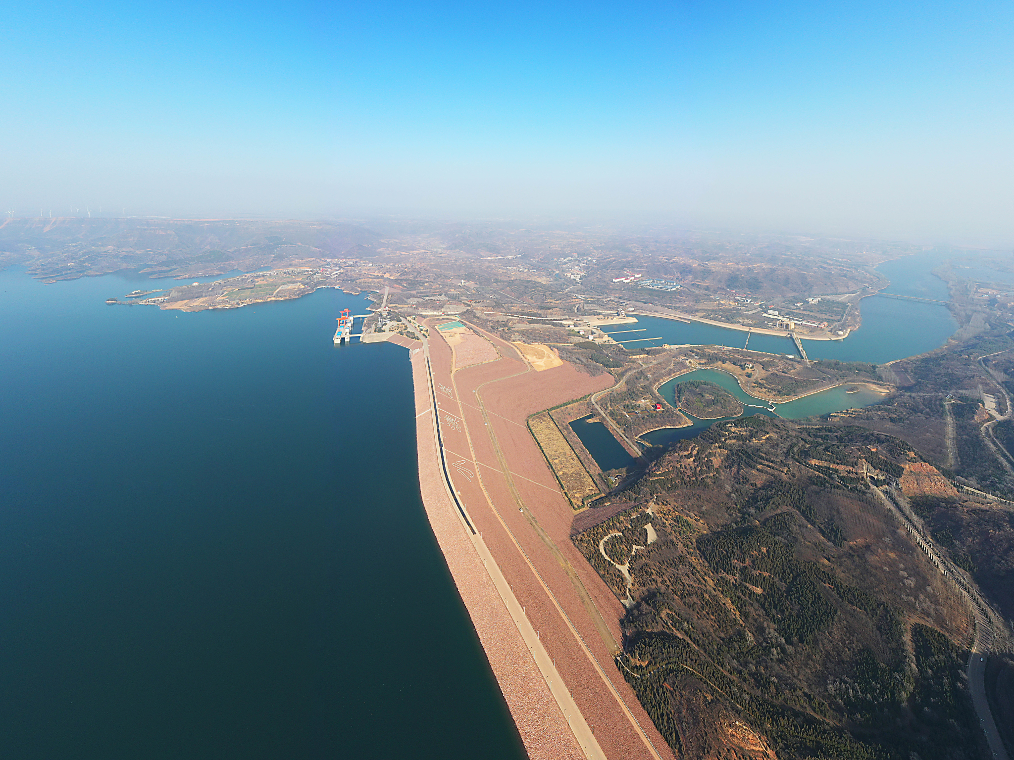 航拍洛阳—黄河小浪底水库景区,洛阳自助游攻略 - 马