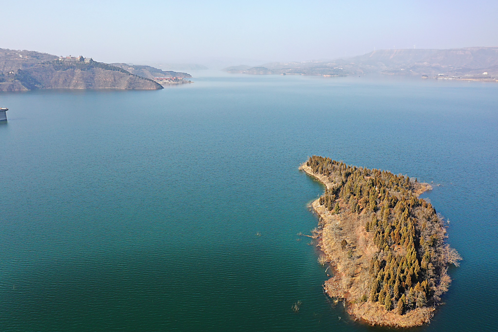 航拍洛阳—黄河小浪底水库景区,洛阳自助游攻略 - 马