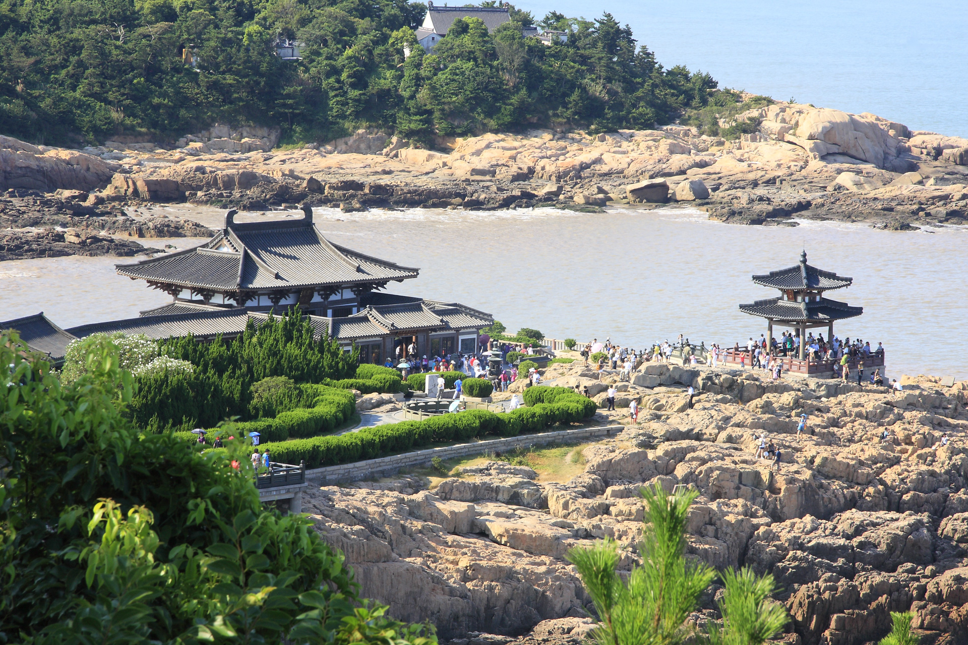 【祈福普陀】普陀山纯玩2日游(西天景区 普济寺 南海观音 佛顶山 千步