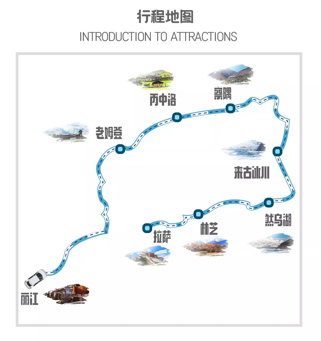 丙察察·滇藏线·经典越野·拼车11日游 全程越野车 2