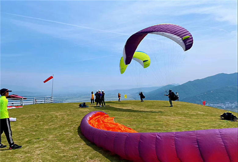 浙江温州瑞安曹村滑翔伞基地/赠送gopro高清摄像/曹村