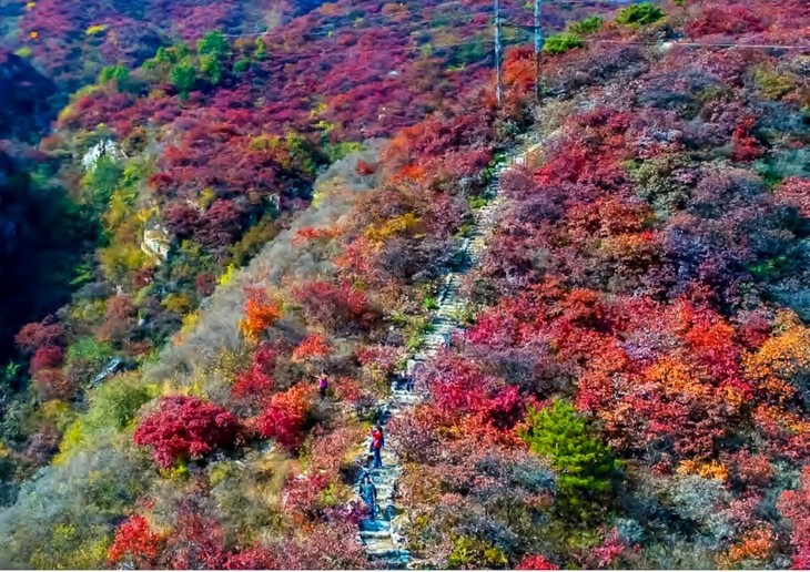 北京房山泗马沟一日游赏红叶线路6公里环线赏奇景胜境