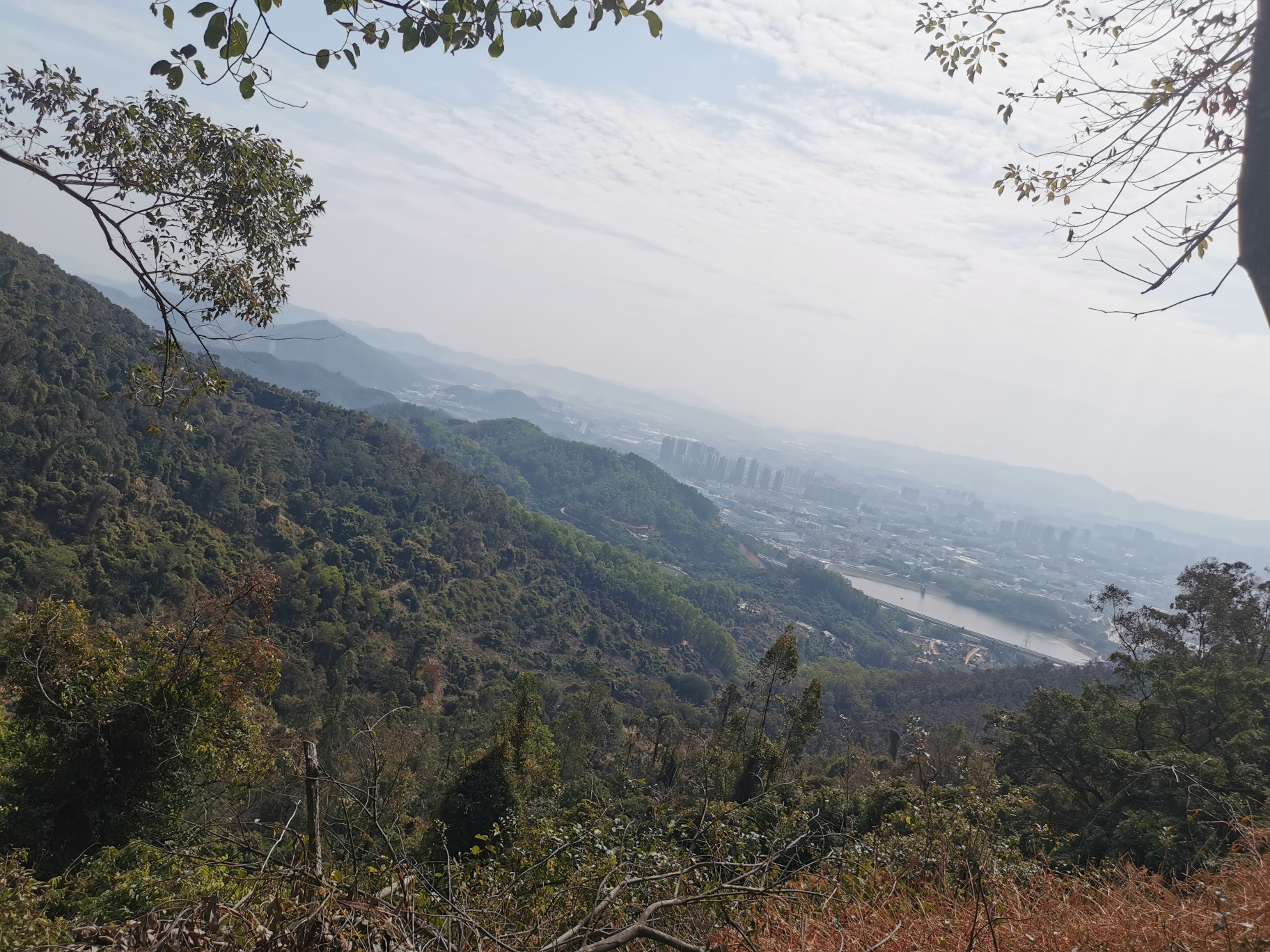 东莞清溪森林公园紫烟阁(清溪镇最高峰)