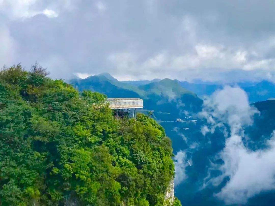 汉中龙头山风景区大门票 往返索道 摆渡车 云梯