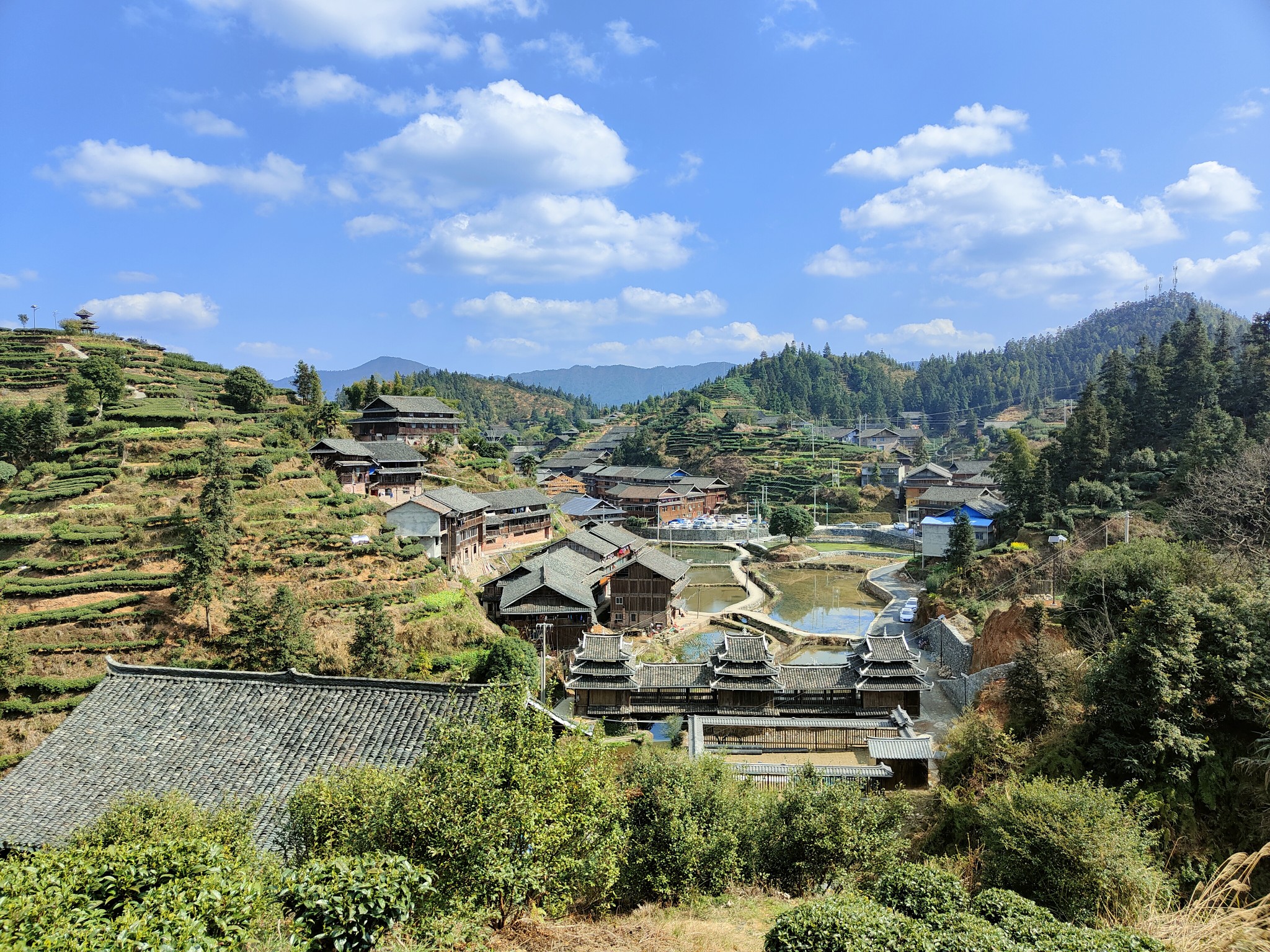 2021年春节三江高友村,高秀村,侗天湖,融水云水间四日游