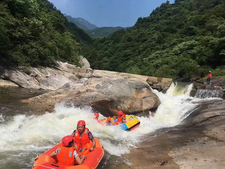 超刺激湖北旅游黄冈罗田大别山漂流一日游车程近落差大可单订大门票