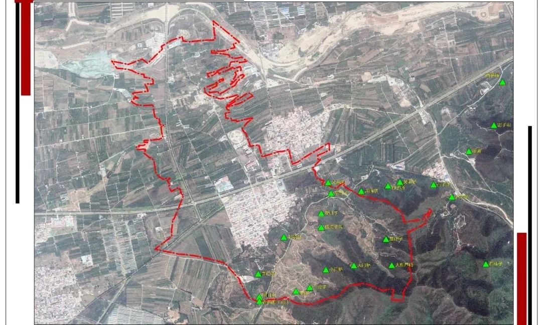 北京市平谷区山区各村自然地理实体位置资料(摘自"平谷规划自然资源""