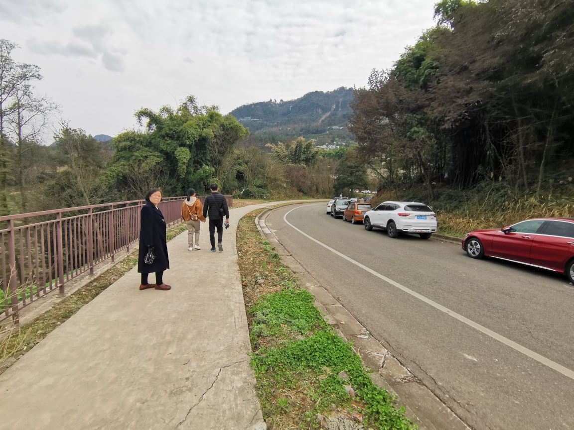 成都周边自驾游～蒲江县樱桃山景区,2021年2月17日.