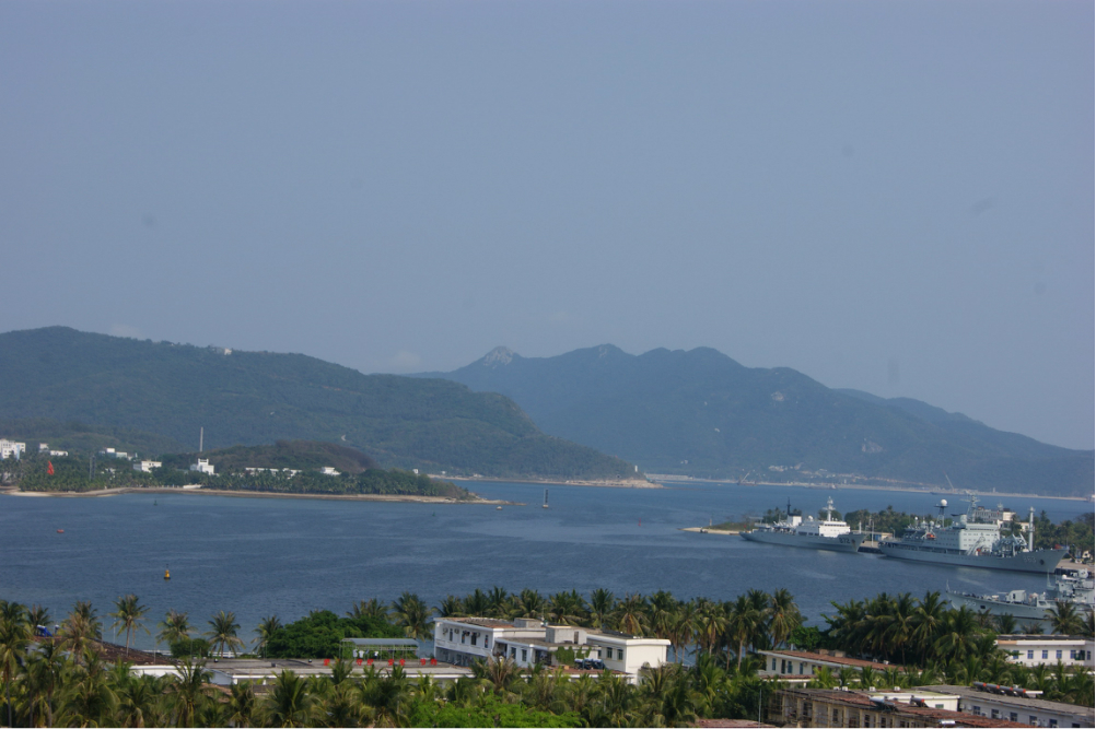 4月三亚游之大东海,酒店对面榆林军港图片961,海南省旅游景点,风景