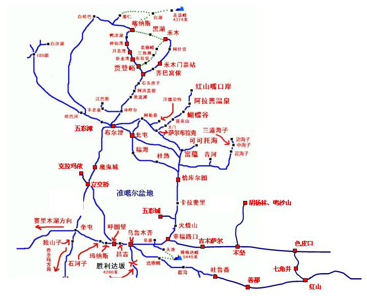 新疆自治区旅游 北疆旅游攻略 秋天的深处——北疆10日自驾路途攻略