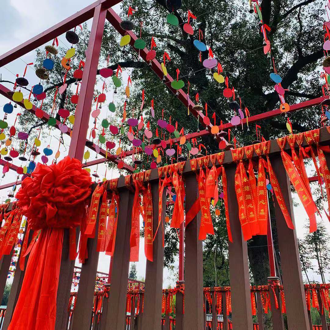 景区有着代表爱情的千年红豆树红豆幸福里景区位于什邡市师古镇红豆村
