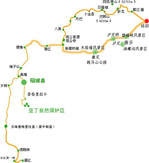 四川省旅游 川西旅游攻略 川西环线 成都-雅安-康定-新都桥-塔公-巴美