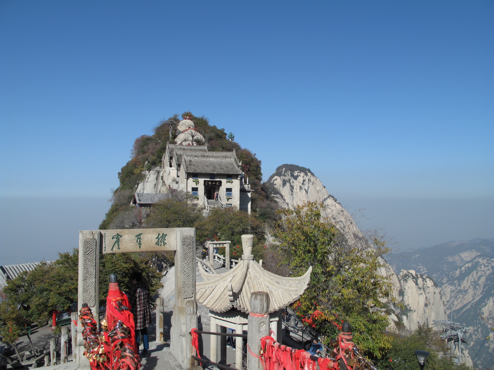 2014年秋末冬初,登西岳五峰,赏华山美景