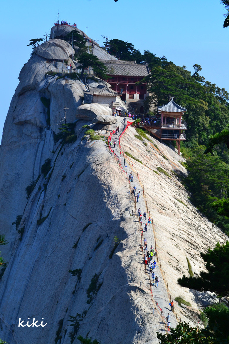 中秋那天我在华山绝顶