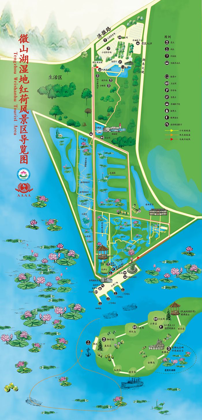 消夏计划微山湖红荷湿地魂牵梦绕的地方