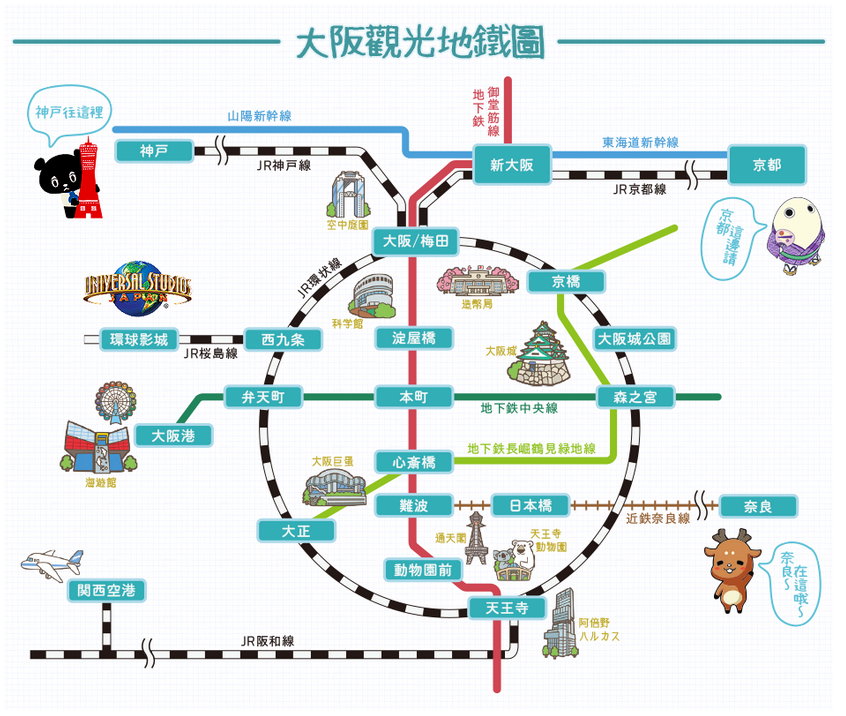 游记   自奈良时代开始,大阪就因其临海的地理位置成为贸易港口