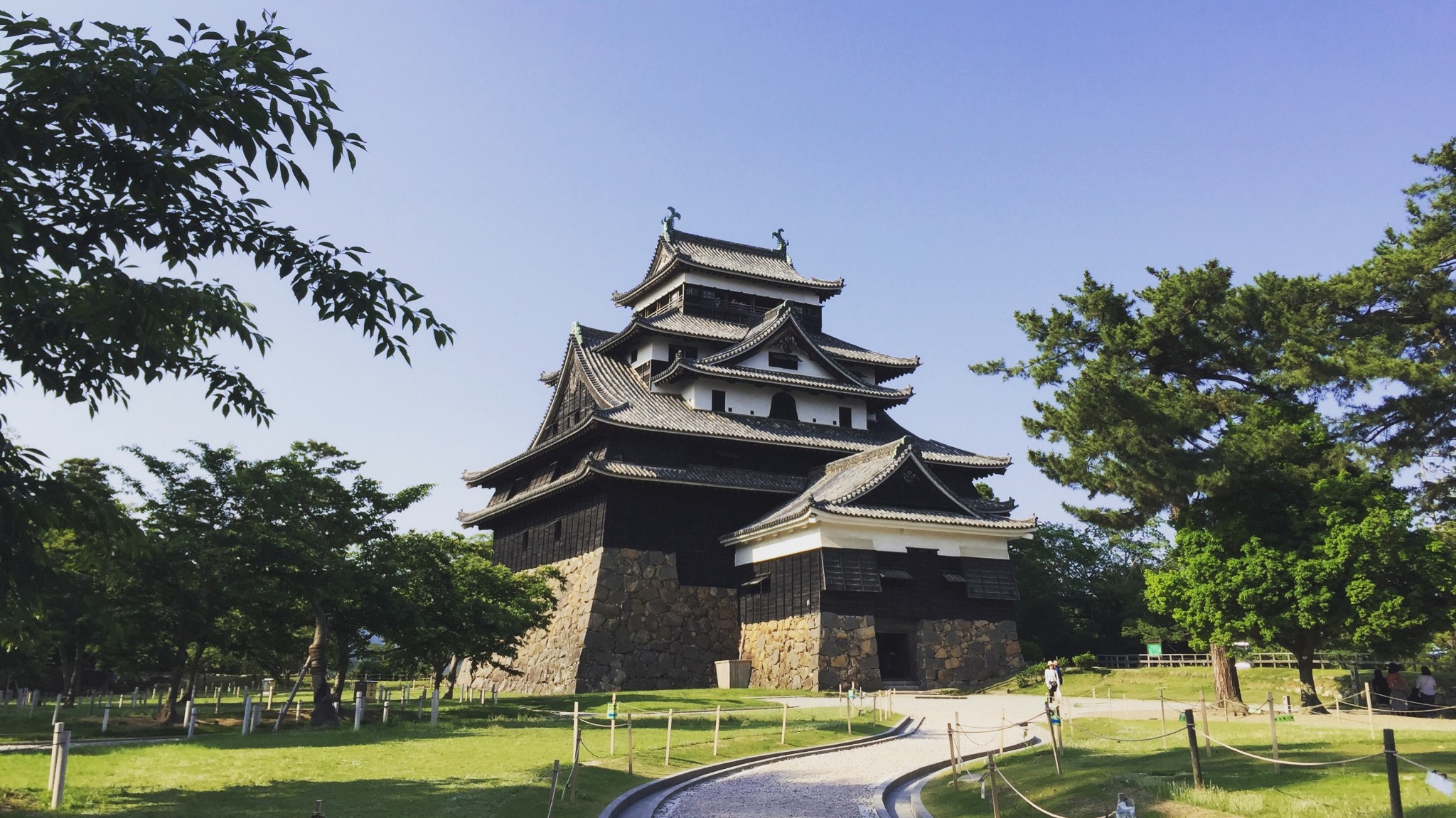 日本-中国-岛根県-松江-松江城-宍道湖夕日/山.