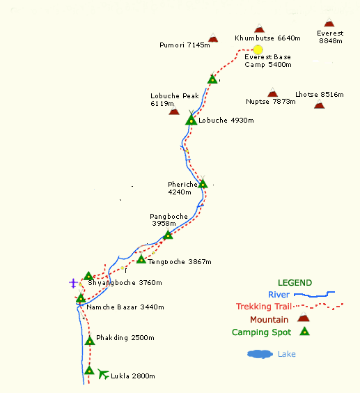 尼泊尔木斯塘地图图片