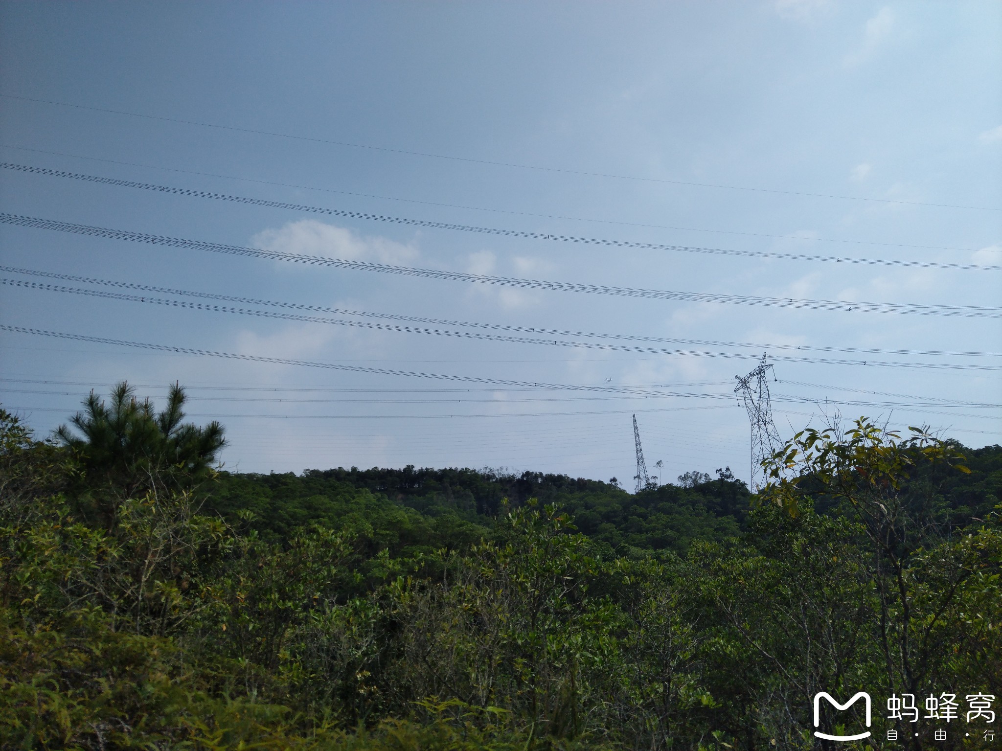 再普通不過的厚街大嶺山森林公園白石山景區