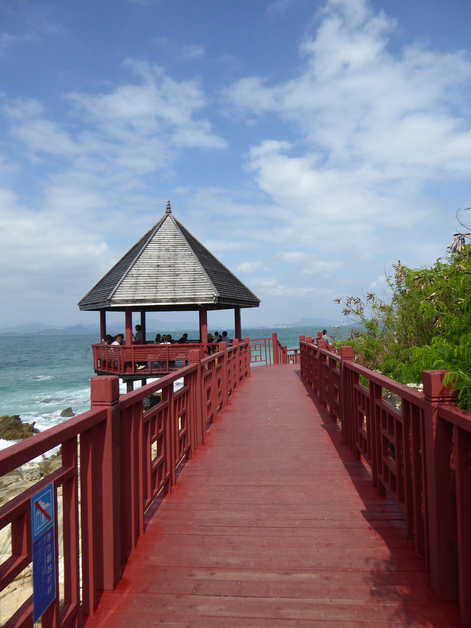 三亚蜈支洲岛观海长廊