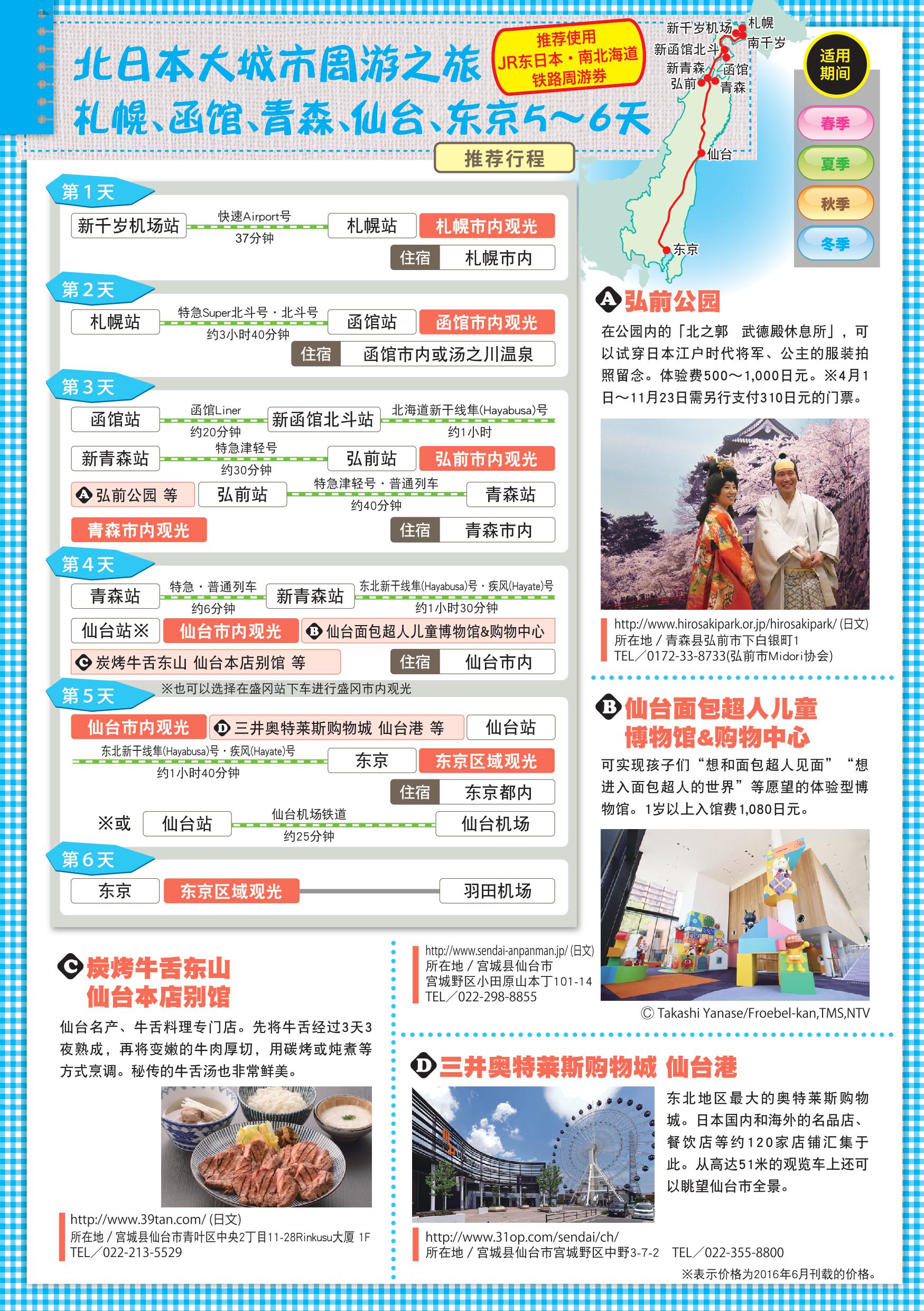 Jr Pass Jr东日本 南北海道铁路6日任选周游券 顺丰包邮 上门自取 马蜂窝自由行 马蜂窝自由行