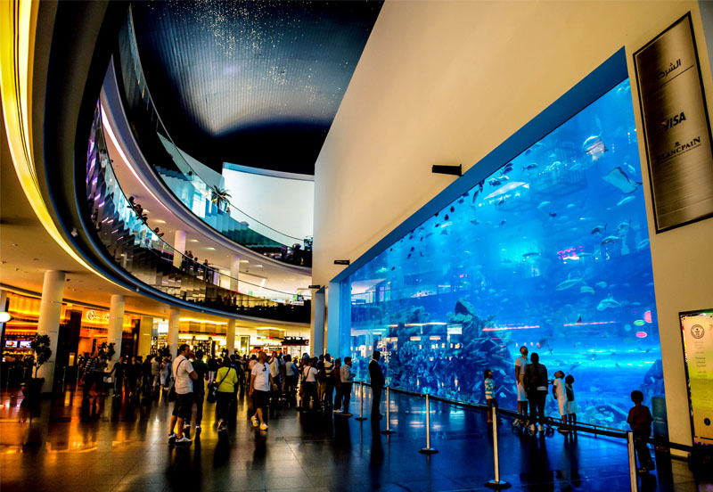dubai mall   dubai mall水族馆:世界最大的购物中心,开启买买买