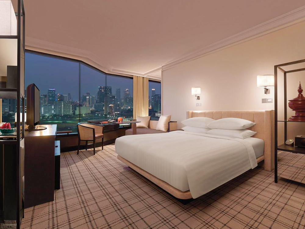 曼谷君悦酒店grand hyatt erawan bangkok一晚住宿(大理石浴室/室外