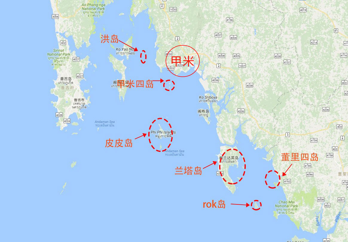 泰国小众旅行地甲米选岛攻略