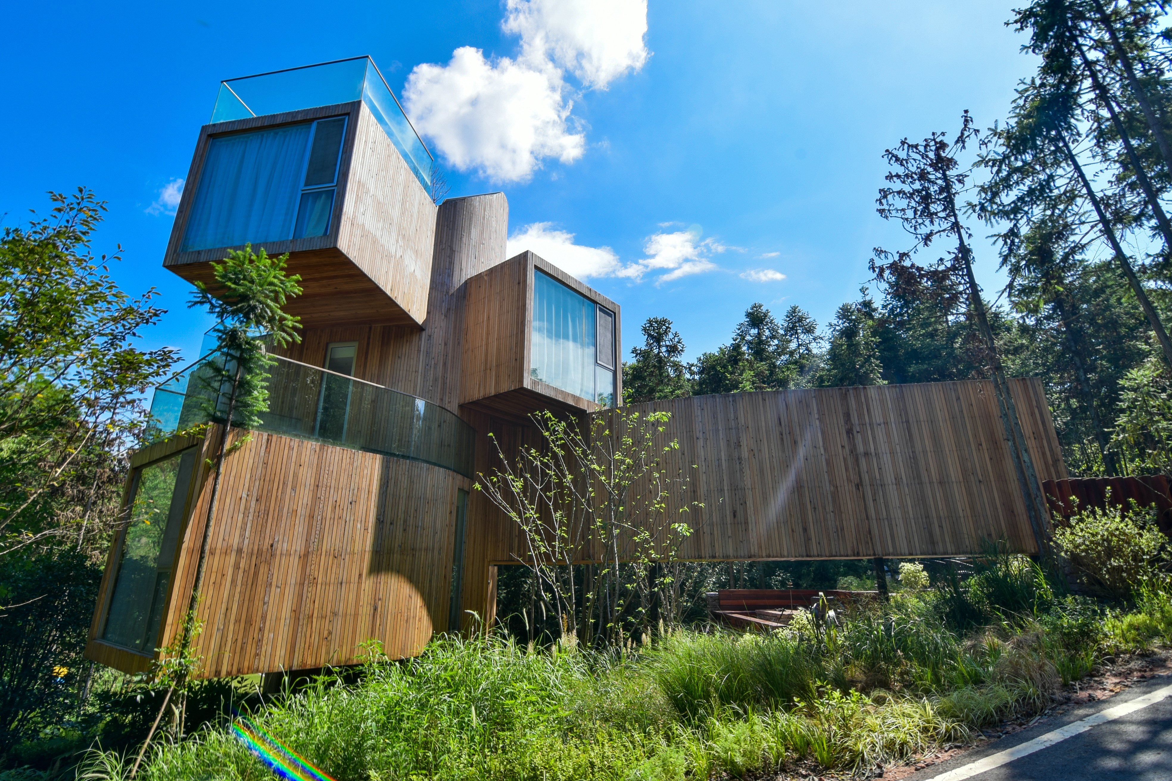 黄山自由家树屋一晚住宿抵用券