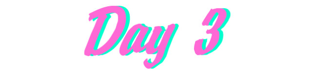 ◆◇◆Day 3◆◇◆ ◆◇◆Day 3◆◇◆
