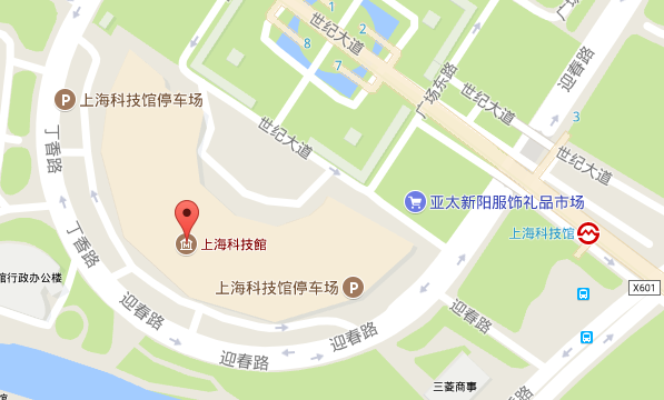 上海科技馆平面图图片