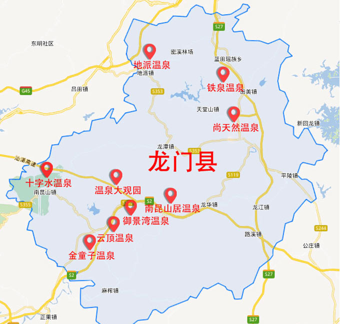 龙门村地图图片