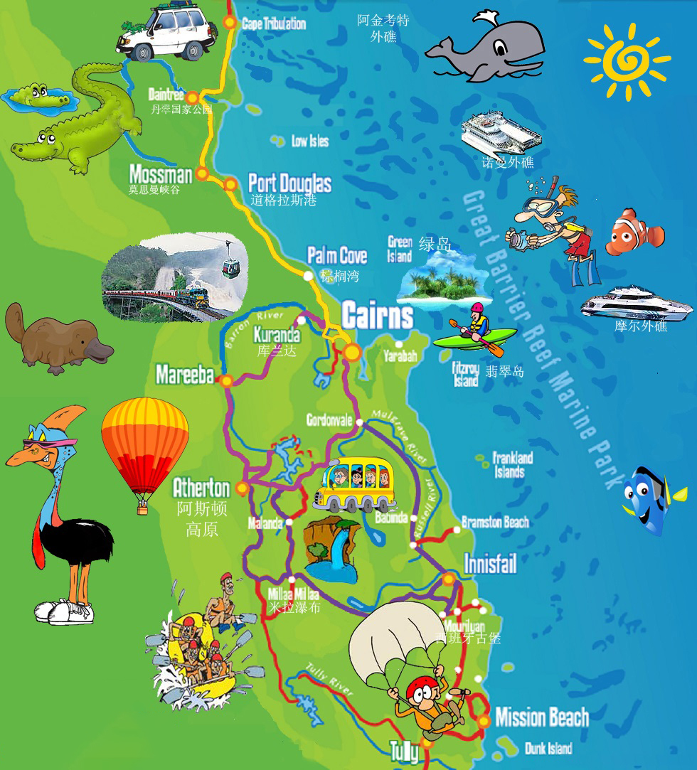昆士兰州行政区划图片