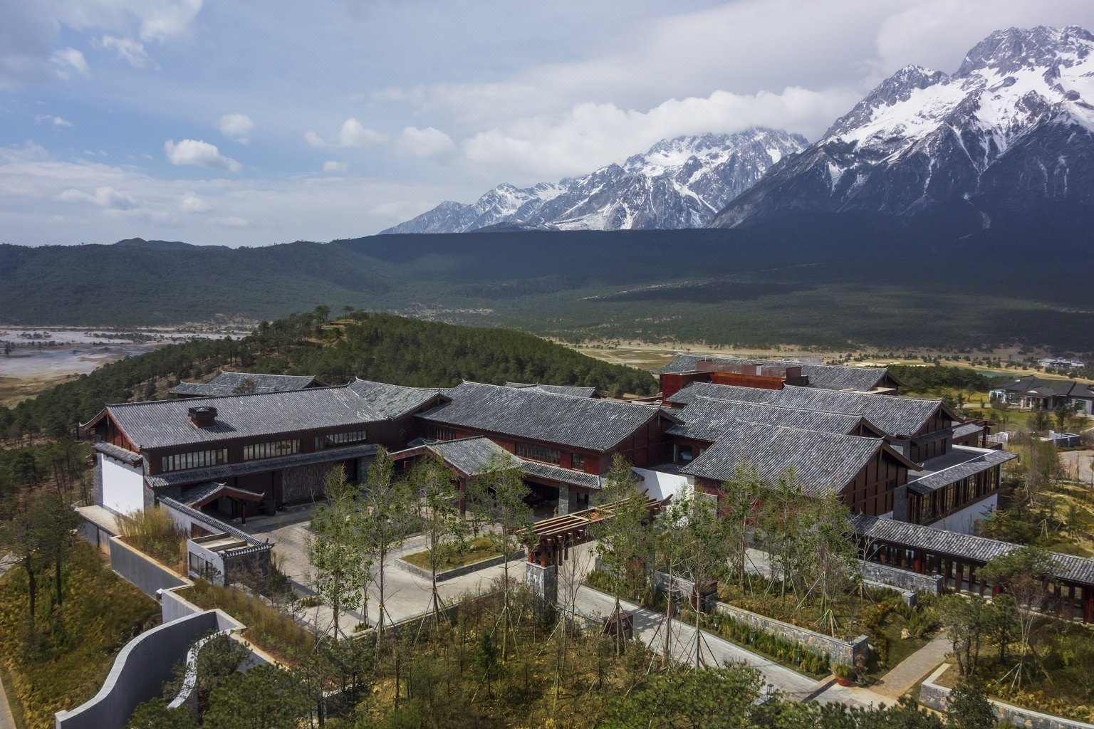丽江金茂璞修雪山酒店12晚住宿抵用券早餐玉龙雪山大门票下午茶牦牛