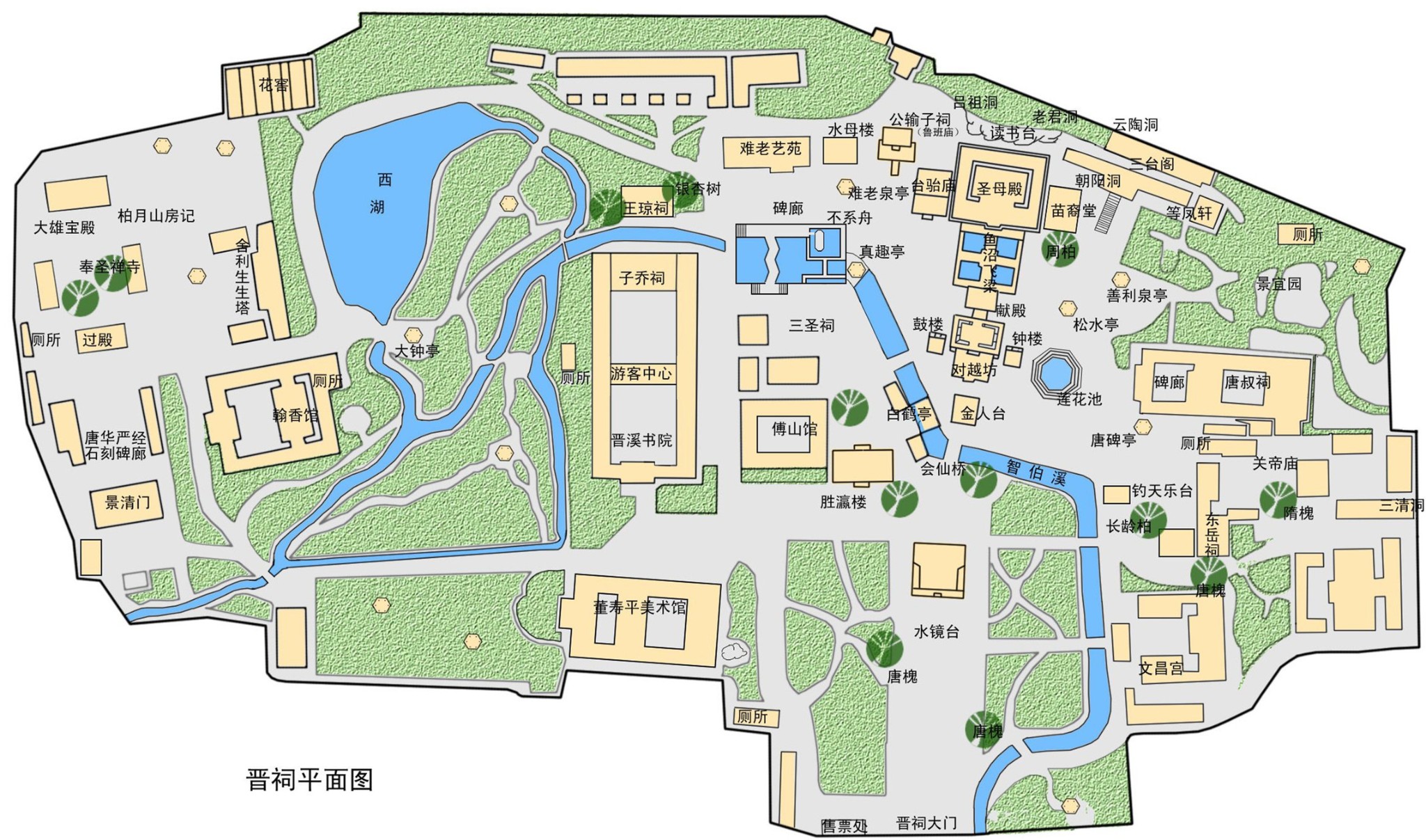 山西博物院的地图图片