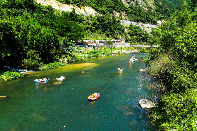 浙西大峽谷 遊記 7月13日,由龍崗鎮政府,浙西大峽谷景區,江南遊報