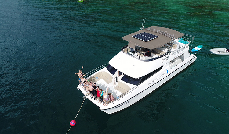 普吉岛皇帝岛珊瑚岛蜜月岛双体帆船海钓包船/游艇/(钓上的鱼当场做