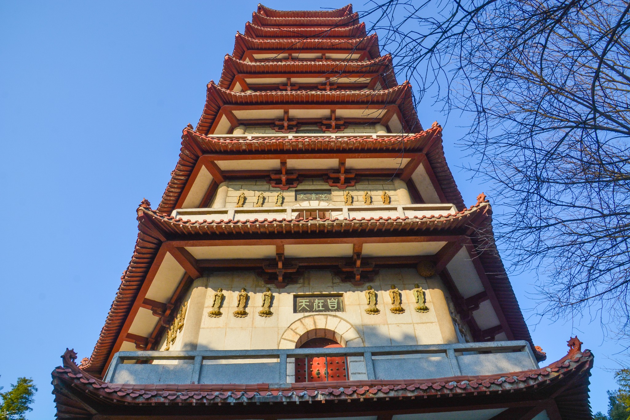 芦山行13 东林寺 聪明泉 文佛塔 慧远祖师纪念塔古塔巡礼系列之127