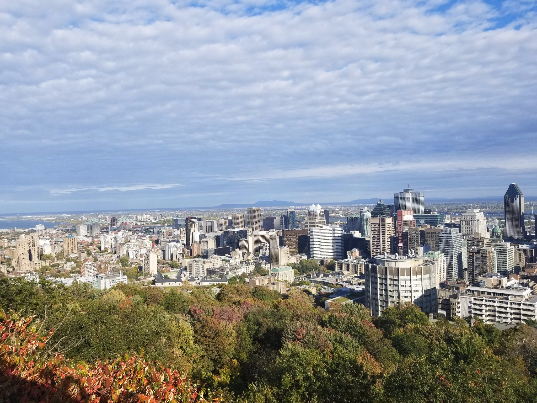 今天带领大 家欣赏一下我居住的城市的风光( 蒙特利尔 ),一个小众不能