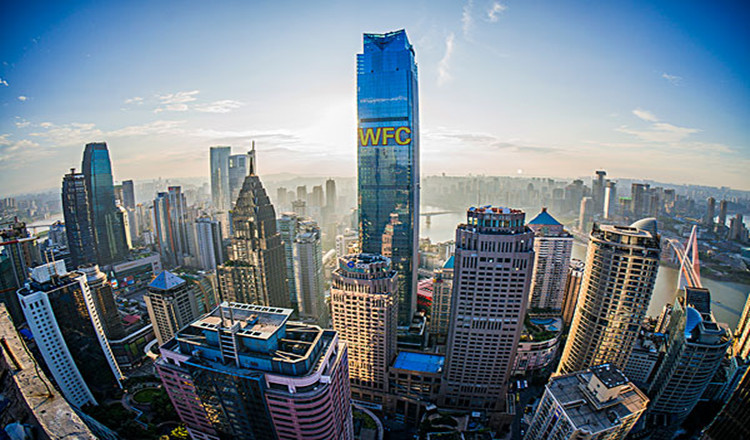 重庆解放碑wfc会仙楼观景台门票 白天晚上可登楼(出票1小时后可用)