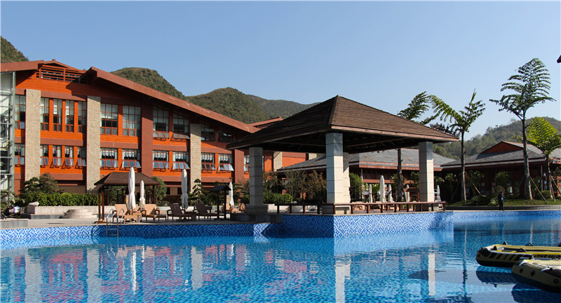 贵州六盘水落别龙井生态温泉门票(70余个不同种类的温泉泡池 温泉水质