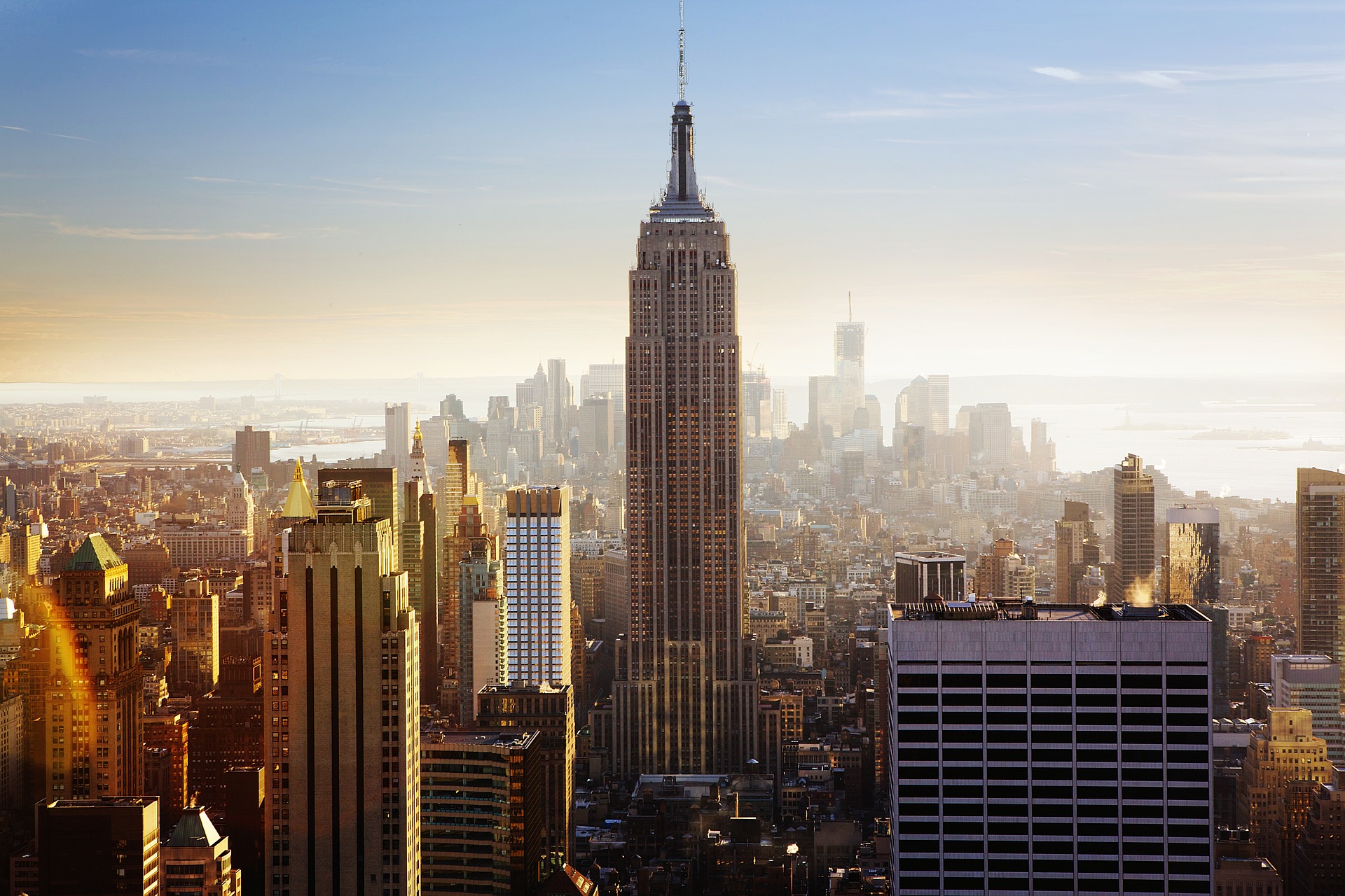 纽约标志性建筑大楼图片