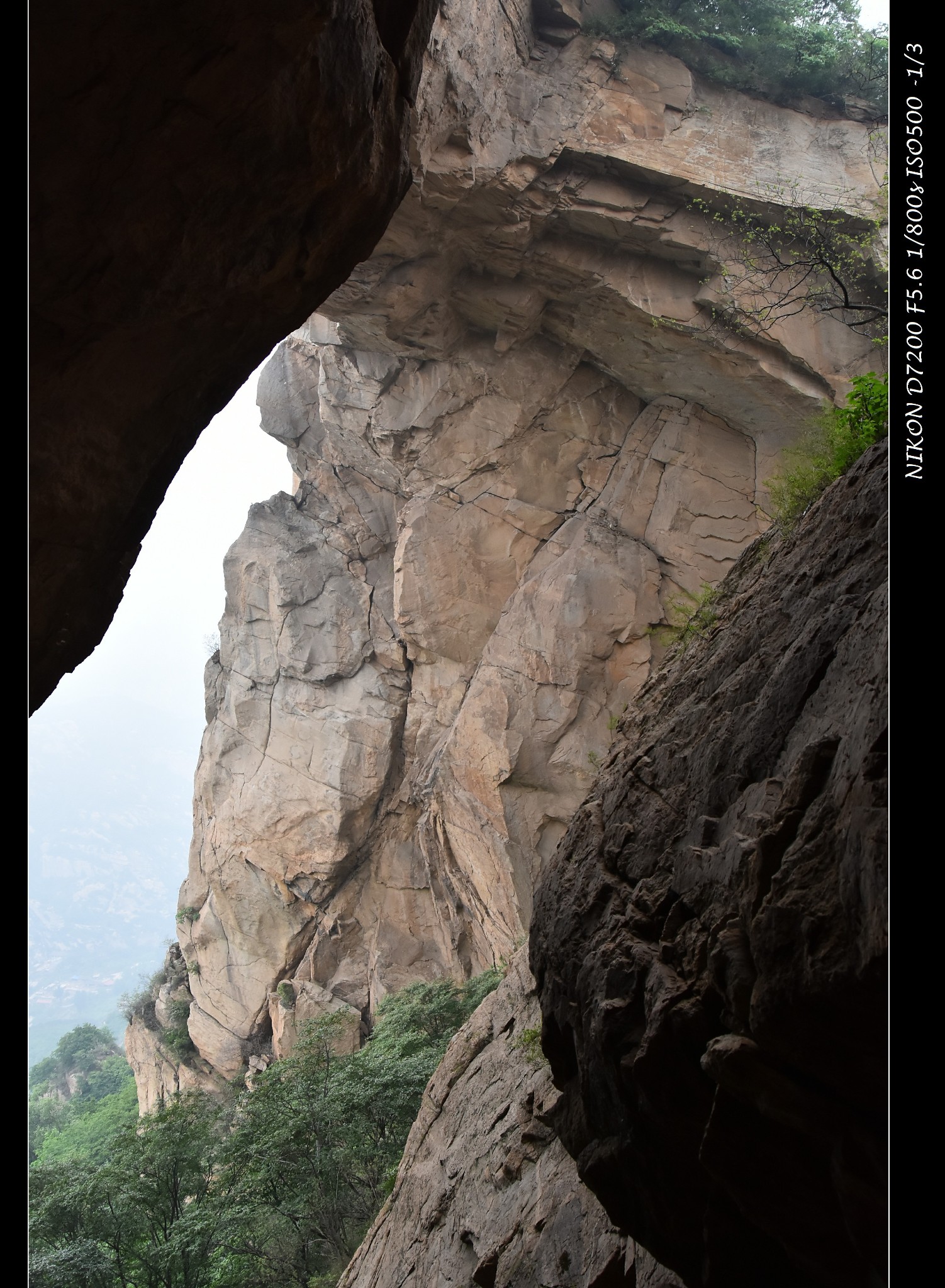 随风逛京郊密云值得一去的天门山天门洞