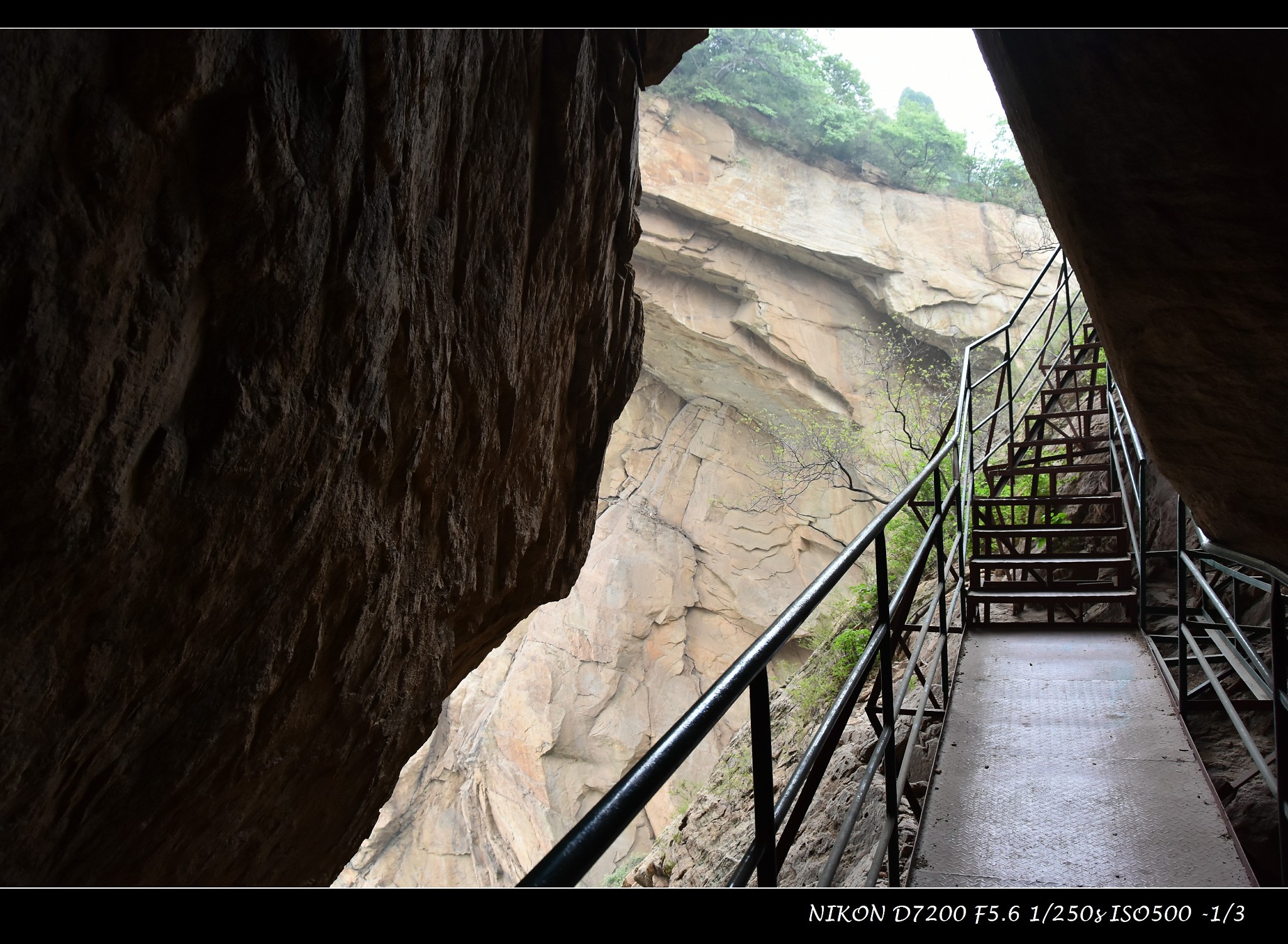 随风逛京郊密云值得一去的天门山天门洞