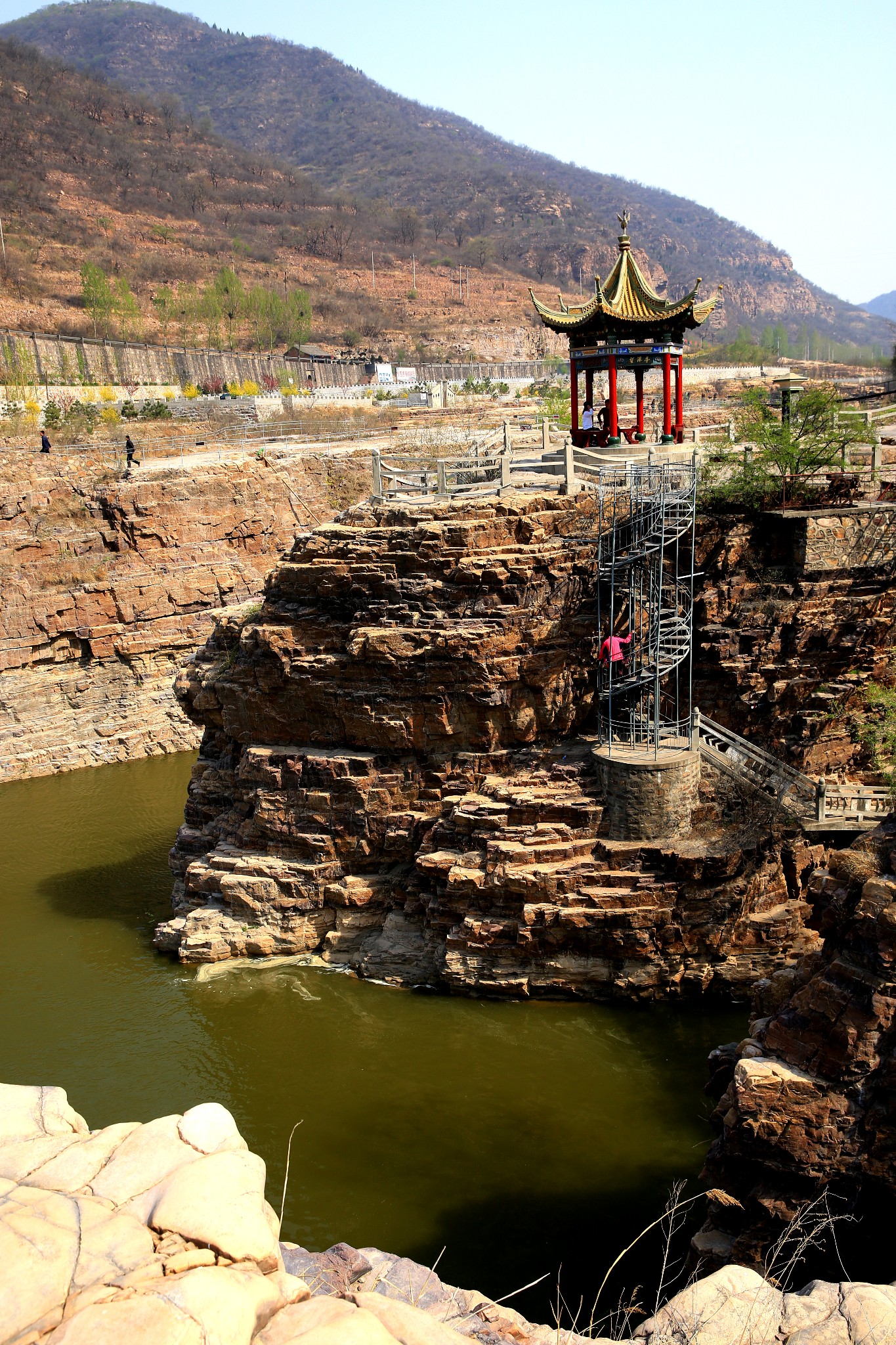 林州络丝潭 漳河"小三峡"_游记