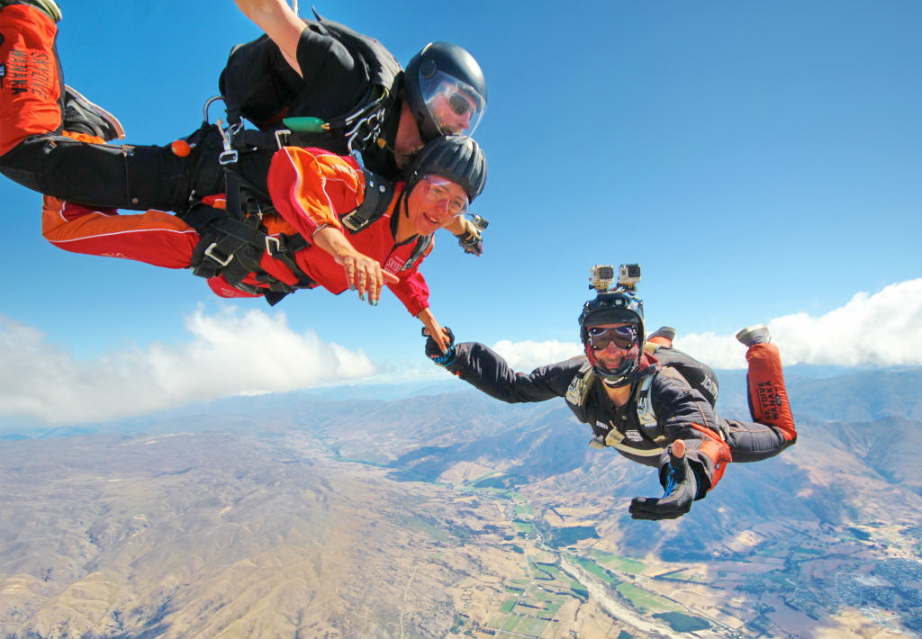 可定明日 新西兰 瓦纳卡高空跳伞( 快速出票 免打印 /skydive lake