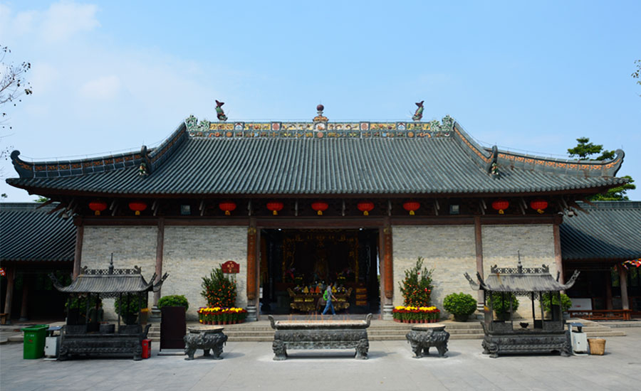 西樵山風景名勝區寶峰寺,寶峰寺觀景平臺,南海觀音各個景點間距離還是